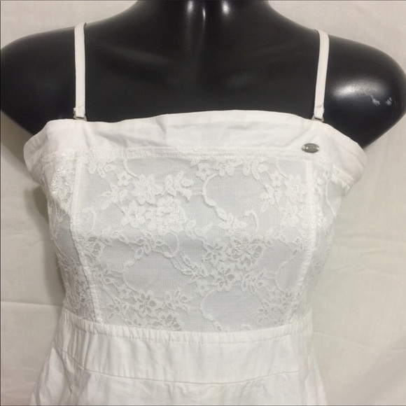 YOYÓ Jeans white Adjustable Spaghetti strap dress - Picture 6 of 7